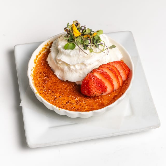Thai Tea Creme Brulee.